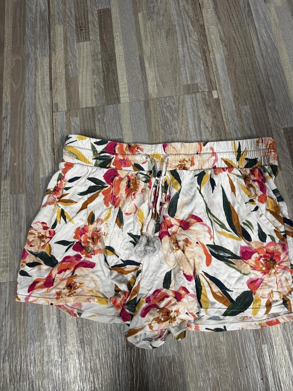 Target Drawstring Elastic Waist Sweat Sleep Shorts Womens M